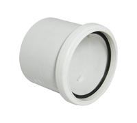 Floplast 110mm Soil Single Socket White