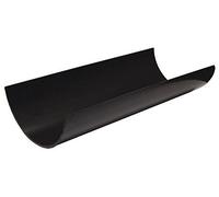FloPlast 112mm Black Half Round Gutter 4M