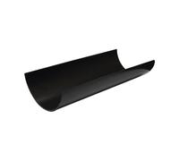 Floplast 112Mm Black Half Round Gutter RG2B