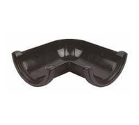 FloPlast 112mm Half Round Cast Iron Effect 90 Degree Gutter Angle