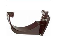 FLOPLAST 112mm Half Round Fascia Gutter Bracket - Brown - Bag of 5