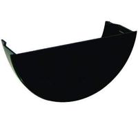 FLOPLAST 112mm Half Round Gutter Internal Stop End - Black