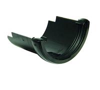 FLOPLAST 112mm Round Adaptor to Round Iron Black