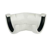 FloPlast Gutter Pipe – 112mm Round 135° Angle – White