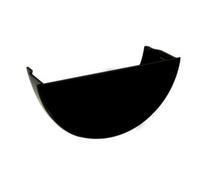 Floplast 112mm Round Internal Stop End Black