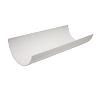 FloPlast 112mm White Half Round Gutter 4M