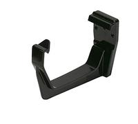 FLOPLAST 114mm Square Fascia Gutter Bracket - Black