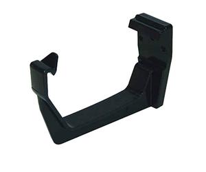 FLOPLAST 114mm Square Fascia Gutter Bracket - Black - Bag of 10