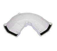 FLOPLAST 114mm Square Gutter Adjustable Angle - White