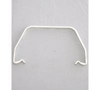 FLOPLAST 114mm Square Gutter Clip - White