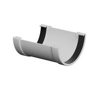 Floplast 20M 170mm Xtraflo Industrial Gutter Kit With Stopend Outlet - White