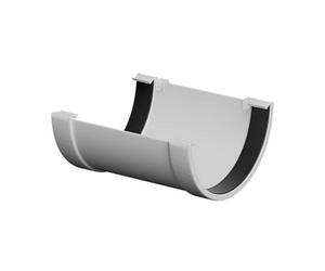 Floplast 20M 170mm Xtraflo Industrial Gutter Kit With Stopend Outlet - White