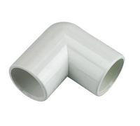 Floplast 21.5Mm White O/F 90* Bend OS11W