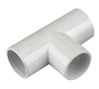 Floplast 21.5Mm White O/F Tee OS13W