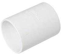 Floplast 228412 White Solvent Weld Non-Adjustable Round Waste Pipe Coupler (Dia)32mm