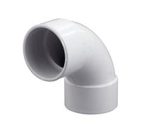 Floplast 228416 White Solvent Weld 87.5° Non-Adjustable Waste Pipe Bend (Dia)32mm