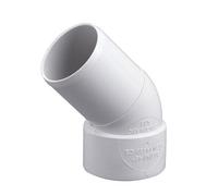 Floplast 228456 White Solvent Weld 45° Waste Pipe Conversion Bend (Dia)32mm