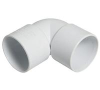 Floplast 229414 White Solvent Weld 90° Waste Pipe Bend (Dia)40mm