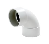 Floplast 229416 White Solvent Weld 87.5° Waste Pipe Bend (Dia)40mm