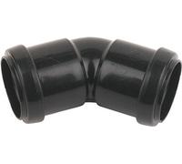Floplast 244322 Black Push-Fit 45° Waste Pipe Bend (Dia)32mm