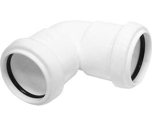 Floplast 244414 White Push-Fit 90° Knuckle Bend (Dia)32mm