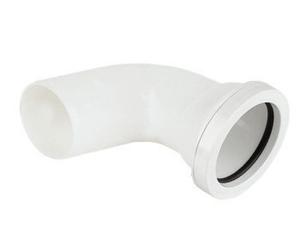 Floplast 244452 White Push-Fit 90° Waste Pipe Conversion Bend (Dia)32mm