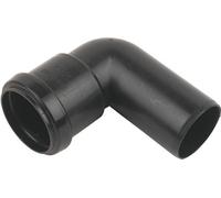 Floplast 245352 Black Push-Fit 90° Waste Pipe Conversion Bend (Dia)40mm