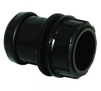 FLOPLAST 32mm Black Pushfit Waste Tank Connector - Bag of 2