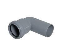 FLOPLAST 32mm Grey Pushfit Waste Pipe Conversion Bend