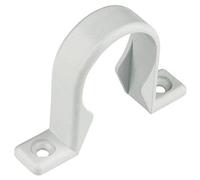 FLOPLAST 32mm White Pushfit Waste Pipe Clip - Bag of 2