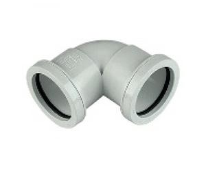 FLOPLAST 32mm White Pushfit Waste Pipe Knuckle - Bag of 5