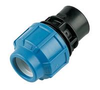 FLOPLAST 32mm x 3/4" MDPE Female Adaptor - Bag of 2