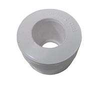 FLOPLAST 40mm (43mm) Waste Pipe Fitting to Overflow Reducer - Pack of 2