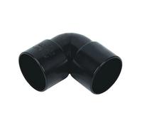 Floplast 40Mm Black Abs 90* Bend WS11B