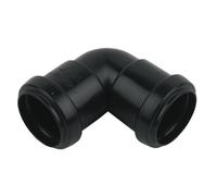Floplast 40Mm Black Pp 90* Bend WP11B
