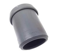 FLOPLAST 40mm x 32mm Grey Pushfit Waste Pipe Reducer - Pack of 2