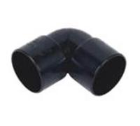 FloPlast 50mm ABS Waste Black 90 Degree Knuckle Bend
