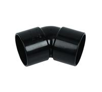 Floplast 50Mm Black Abs 135* Bend WS20B