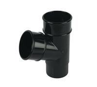 FloPlast 50mm MiniFlo 112 Degree Branch Black RYM1