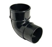 Floplast 50mm Miniflo 90 Degree Bend Black Rbm1