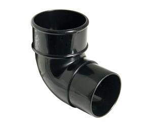 FloPlast 50mm MiniFlo 90 Degree Bend Black RBM1