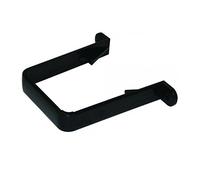 FLOPLAST 65mm Square Down Pipe Clip - Black - Bag of 10