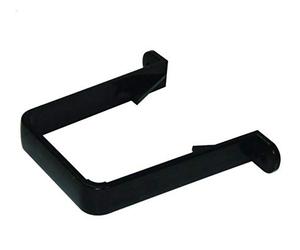 FLOPLAST 65mm Square Down Pipe Clip - Brown - Bag of 5