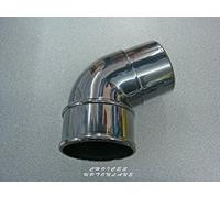 FLOPLAST 68mm Round Gutter Pipe 112 Degree Offset Bend - Black
