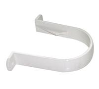 FLOPLAST 68mm Round Gutter Pipe Clip - White