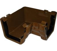 FLOPLAST 90° Angle - Internal RAN1 for 110mm Niagara Ogee System (Brown)