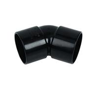 Floplast Abs Solvent Weld 135' Obtuse Bend 40mm Black