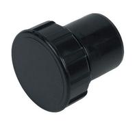 Floplast Abs Solvent Weld Access Plug 50mm Black Ws32B (Pack Of 5)