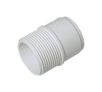 Floplast Abs Solvent Weld Male Adaptor 40mm White