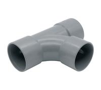 Floplast Abs Solvent Weld Swept Tee 32mm Grey